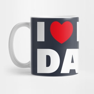 I love Hot Dads Mug